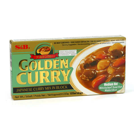 S&B Selected Spices - Curry japonais semi-fort en cubes