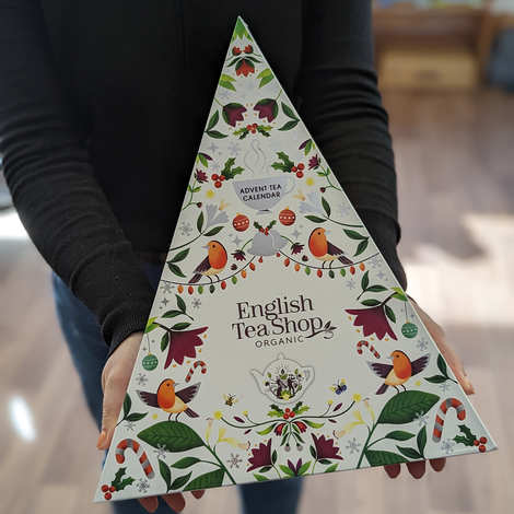 English Tea Shop - Calendrier de l'avent triangle - 25 sachets de thés biologiques