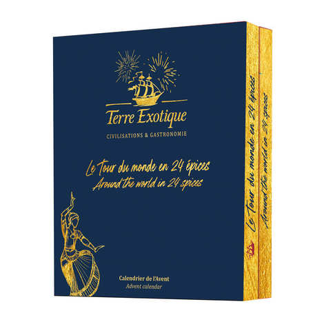 Terre Exotique - Calendrier de l'avent "Le tour du monde en 24 épices" de Terre Exotique
