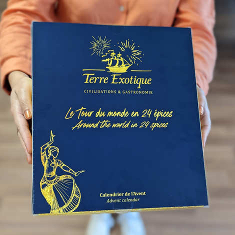 Terre Exotique - Calendrier de l'avent "Le tour du monde en 24 épices" de Terre Exotique