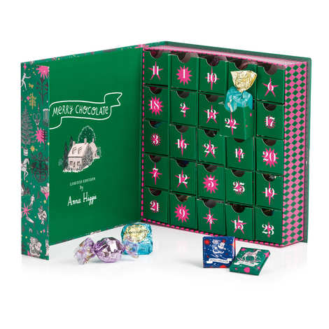 Venchi - Calendrier de l'Avent Prestige - Chocolats Venchi & Anna Higgie