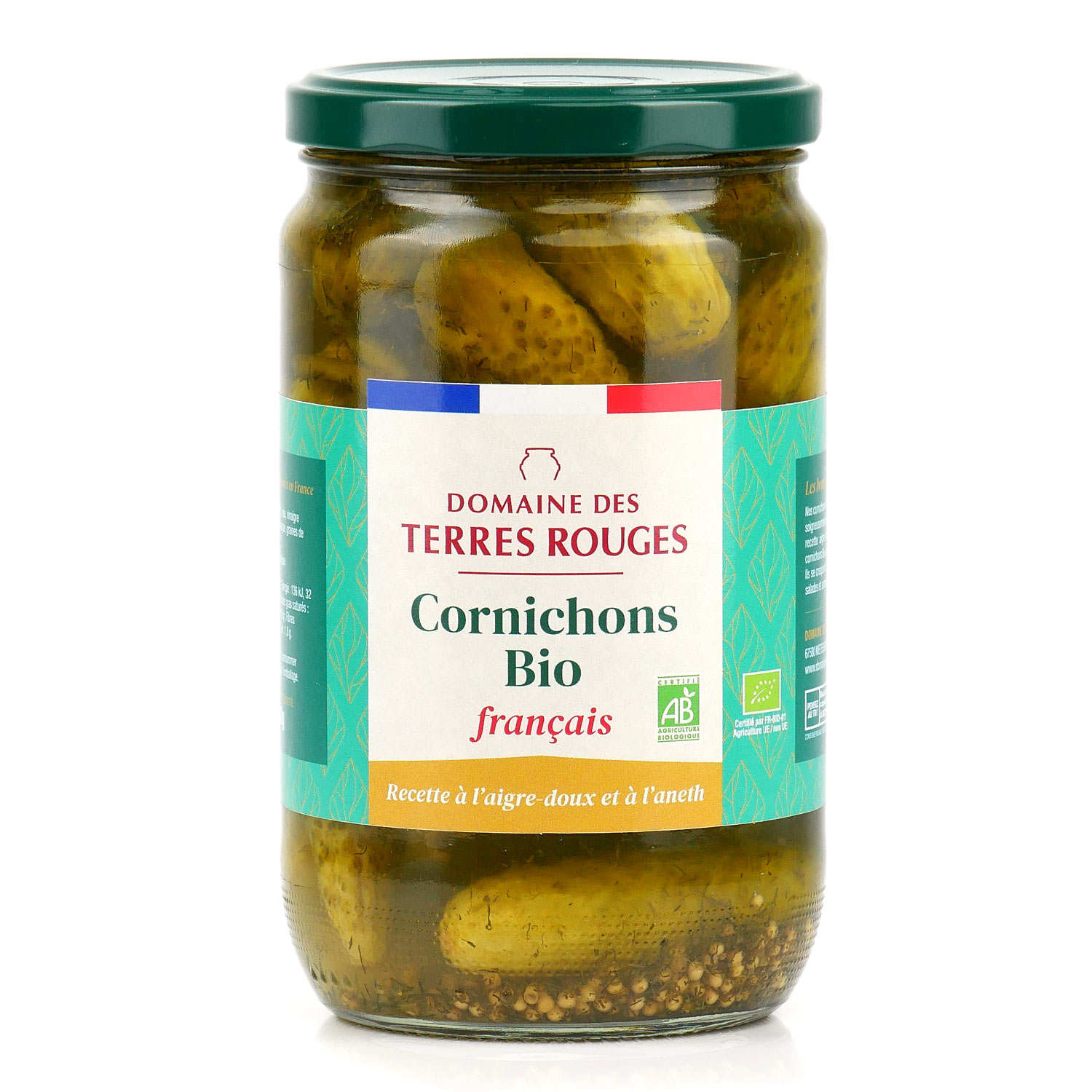 French organic pickles Domaine des terres rouges