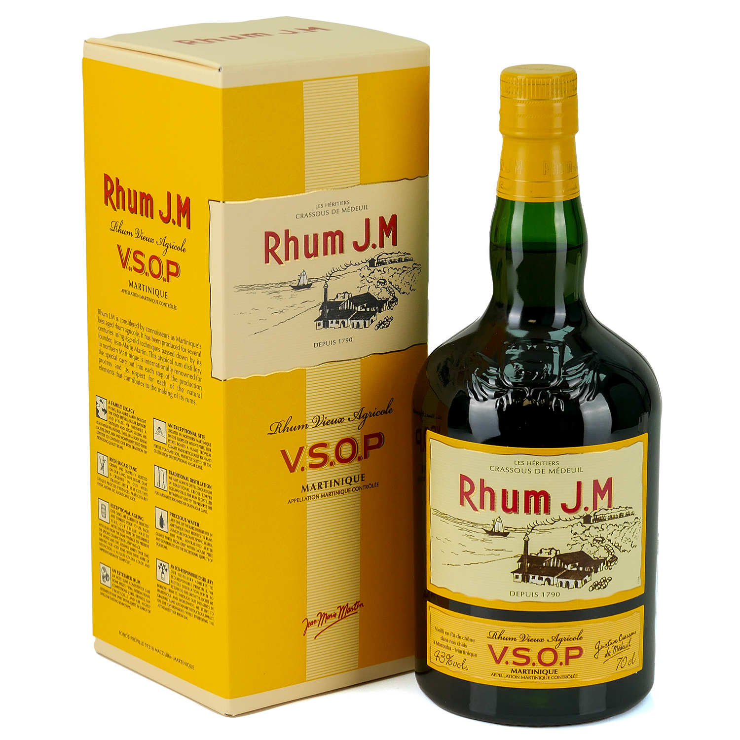 Mv Rhum Rhum JM VSOP - Rhum JM CDO Martinique - Rhum J.M