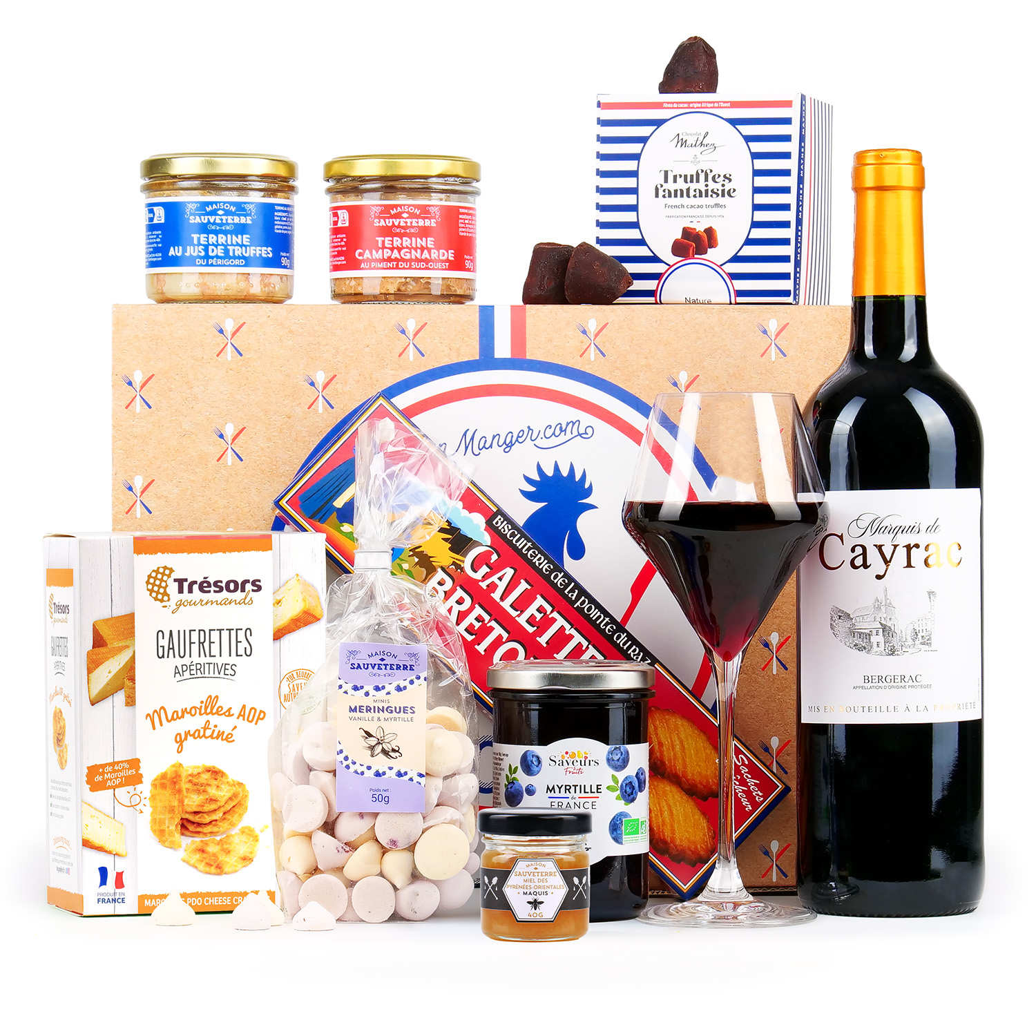Coffret cadeau gourmand Cocorico BienManger Paniers Garnis