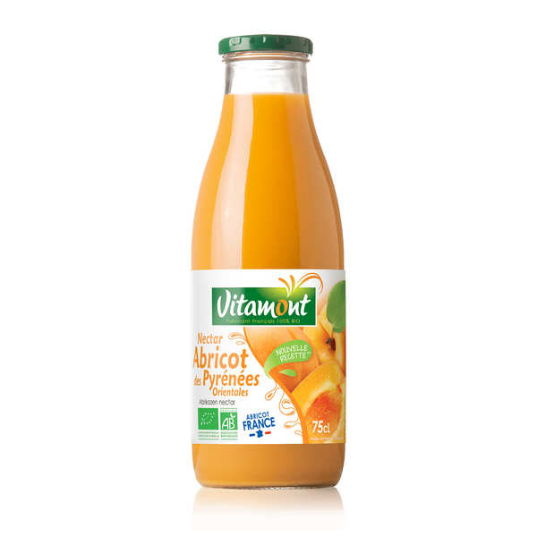 Organic Apricot Nectar from Pyrénées Orientales Vitamont