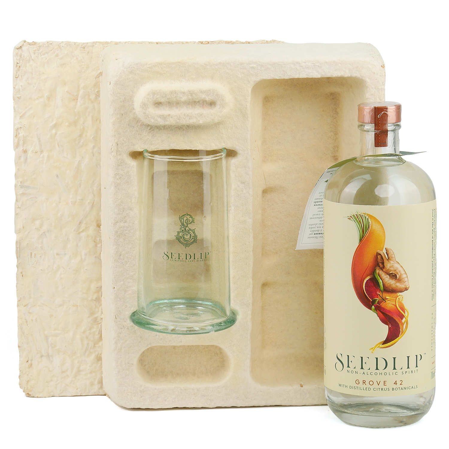 Seedlip Grove 42 - Gift Box With 1 Glass - Seedlip