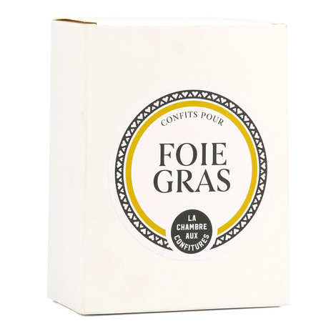 La chambre aux confitures - Coffret de 4 confits pour foie gras