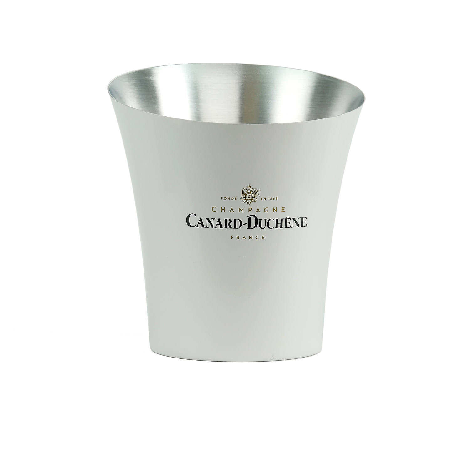 White metal Champagne bucket - Champagne Canard-Duchêne