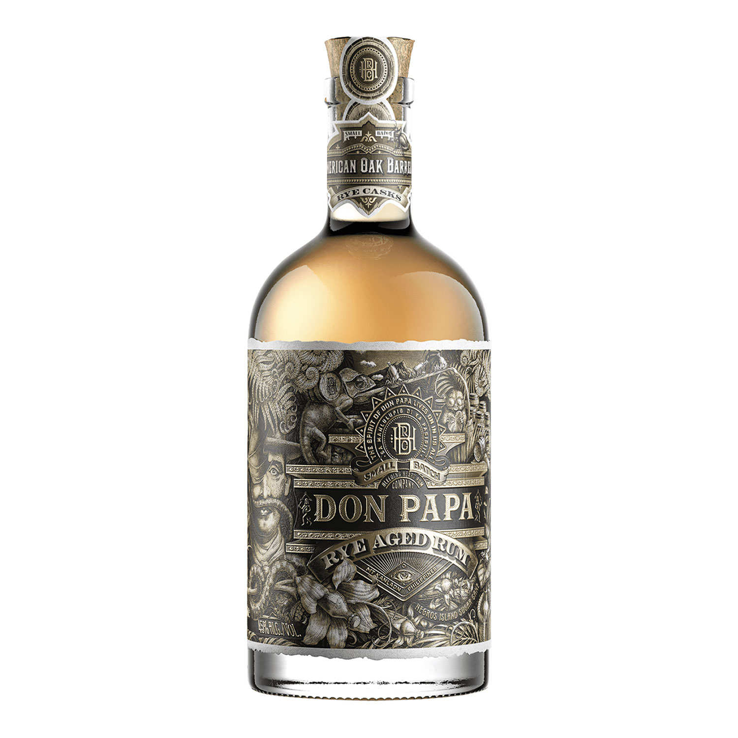 Don Papa Rum Rye Cask - Small Batch from the Philippines 45