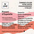 OCNI Factory - Coffret Epicurien 3 crayons d'assaisonnement - Piment d'Espelette bio, Cèpe, Safran bio