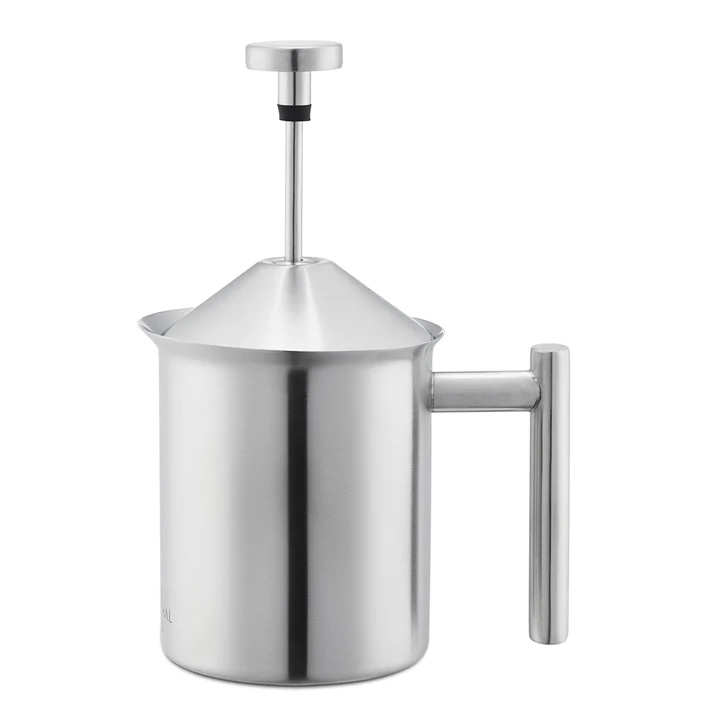 Stainless Steel Manual Milk Frother - 400ml - Silberthal