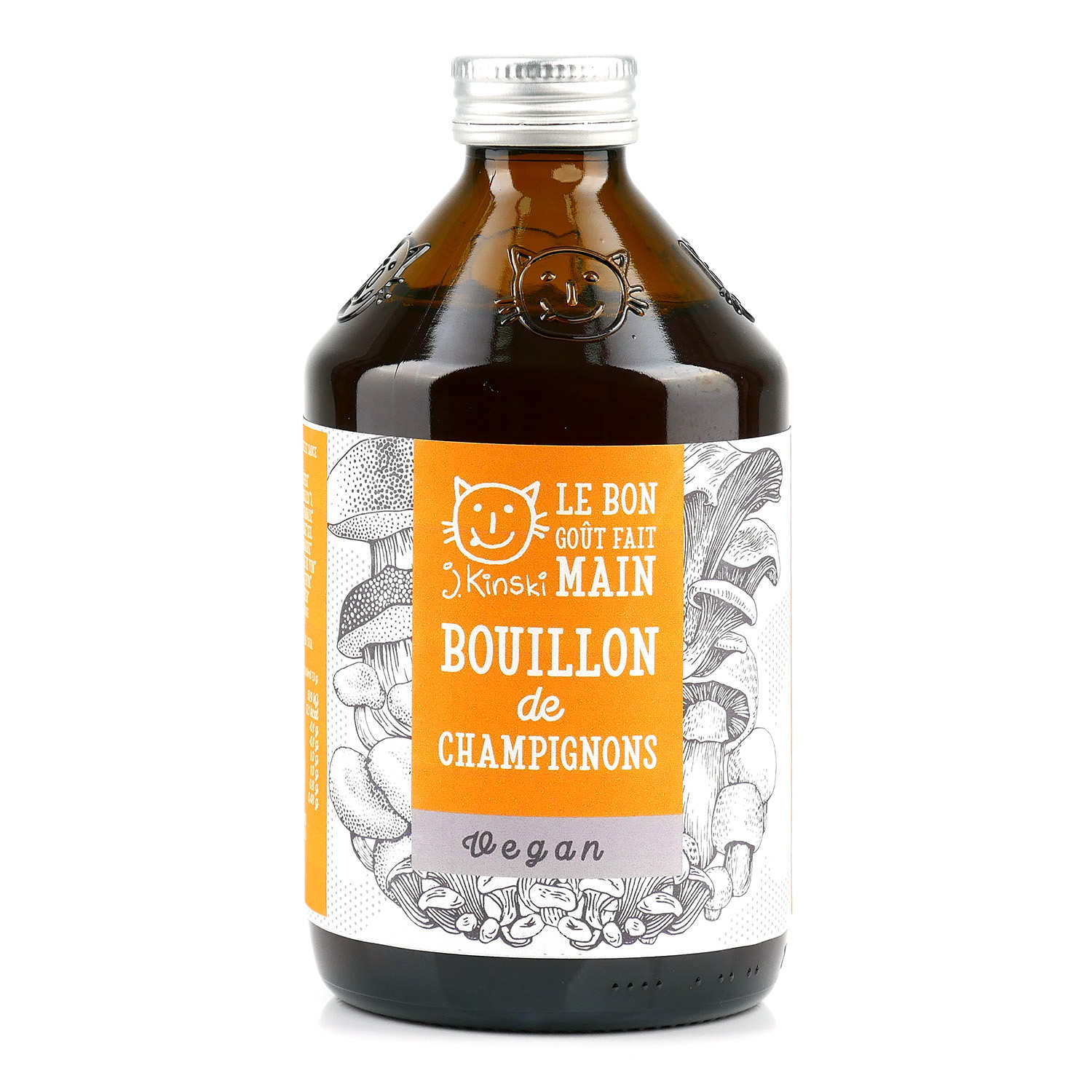 Bouillon de champignons et légumes bio - Vegan - J.Kinski