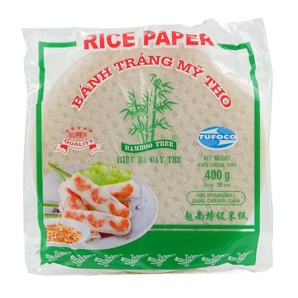 Feuille de riz / galette de riz diamètre 22cm - environ 45