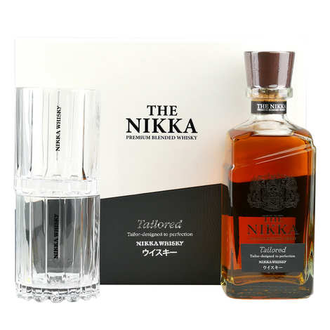 Coffret Whisky NIKKA 50 cl et ses 2 mini-verres de dégustation