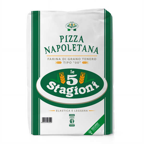 Farine à pizza napolitaine verte type 00 - Le 5 Stagioni