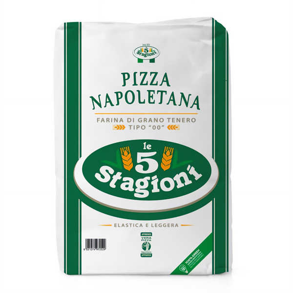 Neapolitan Green 5 Stagioni Pizza Flour type 00 W280 Le 5 Stagioni