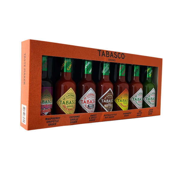 Tabasco Taste Maker Box - 7 flavors x 150ml - Mc Ilhenny - Tabasco
