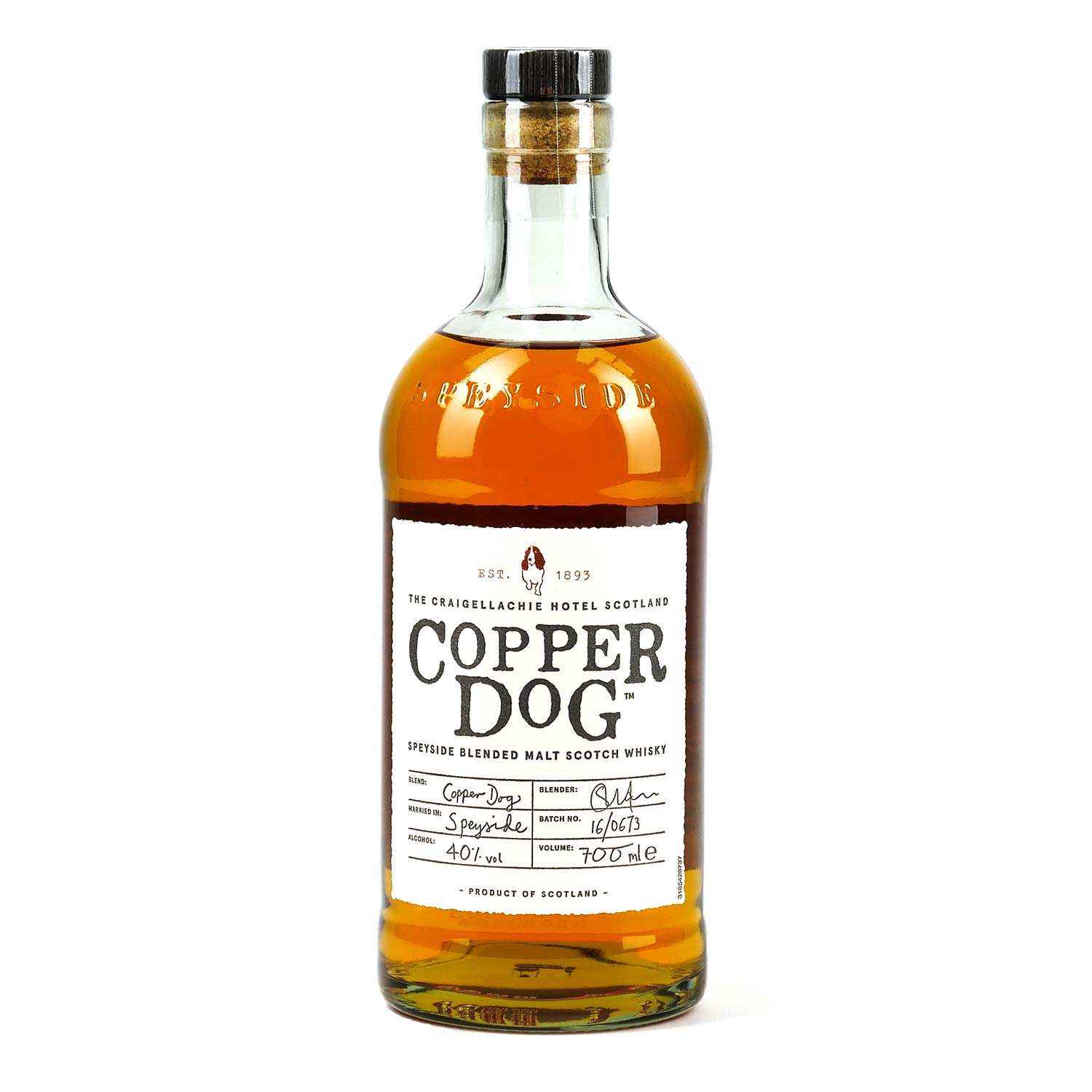 Copper Dog Blended Malt 40 Scotch Whisky Copper Dog
