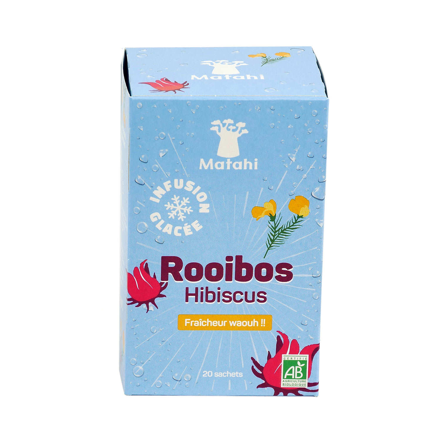 Rooibos Hibiscus Iced Tea Racines