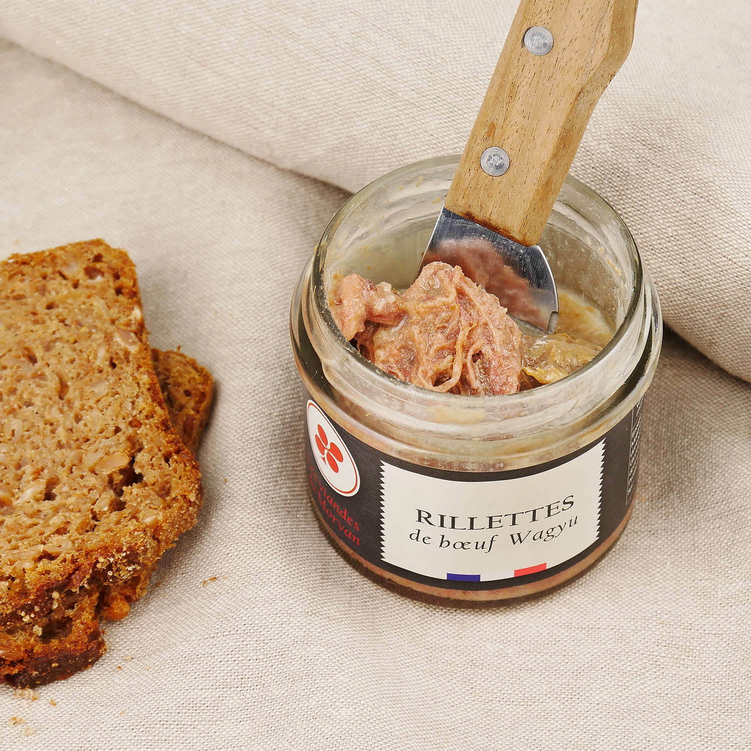 Wagyu beef rillettes with Espelette pepper - Les Viandes du Morvan