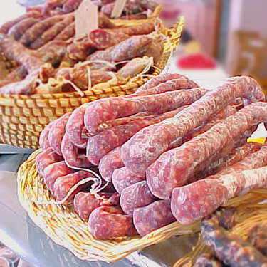 Dry sausage from Lozere Dry sausage from Lozere