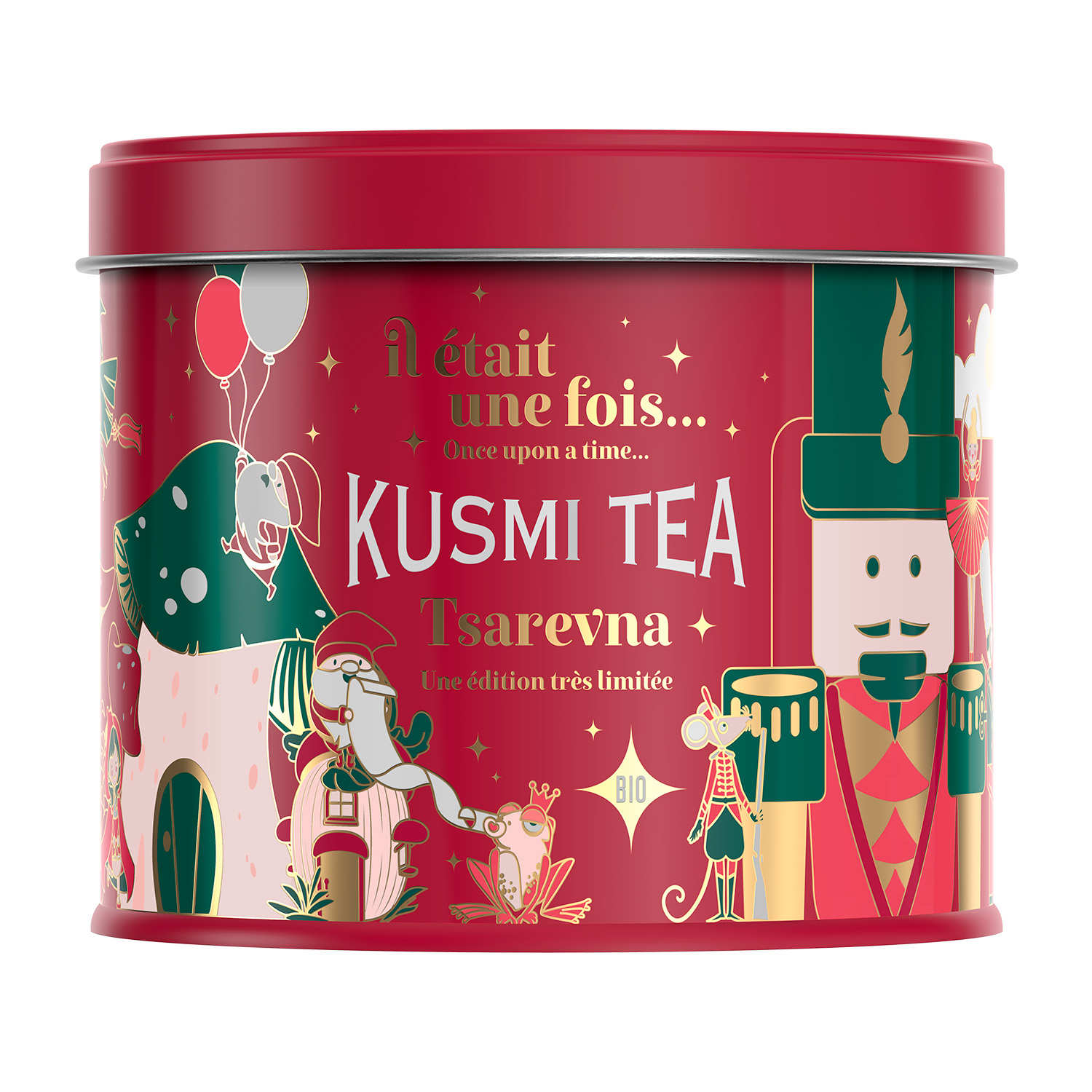 Coffret Tsarevna BIO avec tisanière Noël 2023, Kusmi Tea