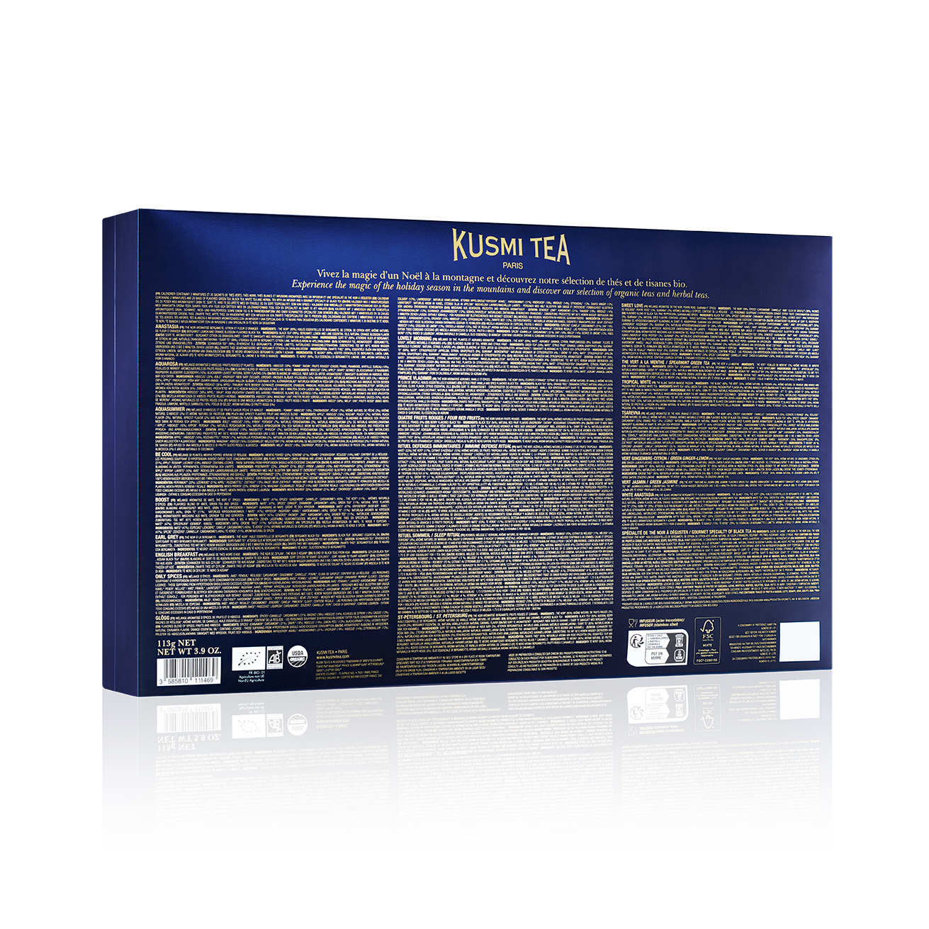 Kusmi Tea Organic Tea Advent Calendar Kusmi Tea