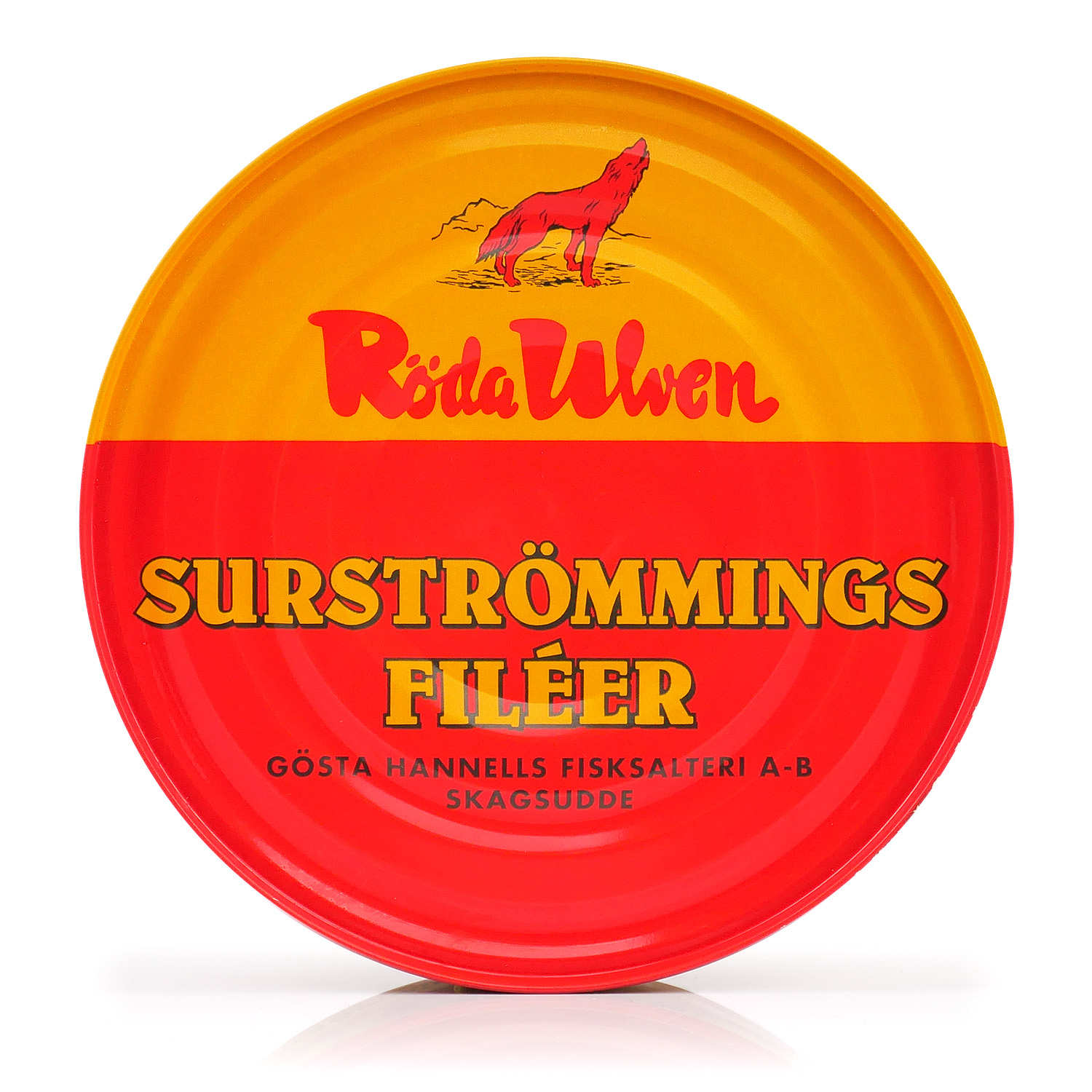 Surströmming canned Swedish fermented herring Röda Ulven