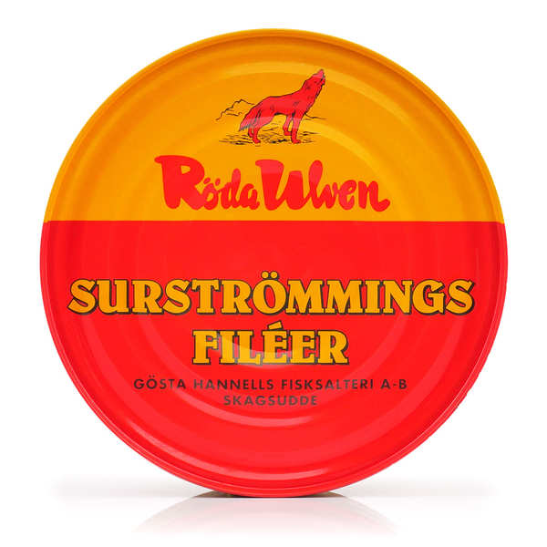 Röda Ulven Surströmming Surstromming Filet Fermented Herring 3x300 gram
