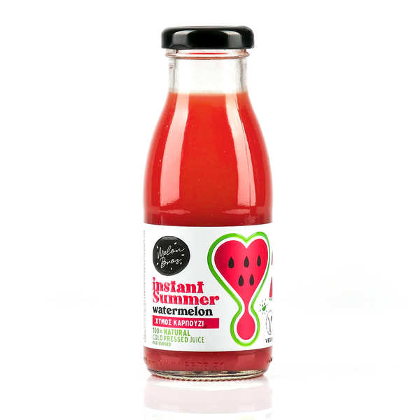 100 natural cold pressed watermelon juice from Greece Melon Bros