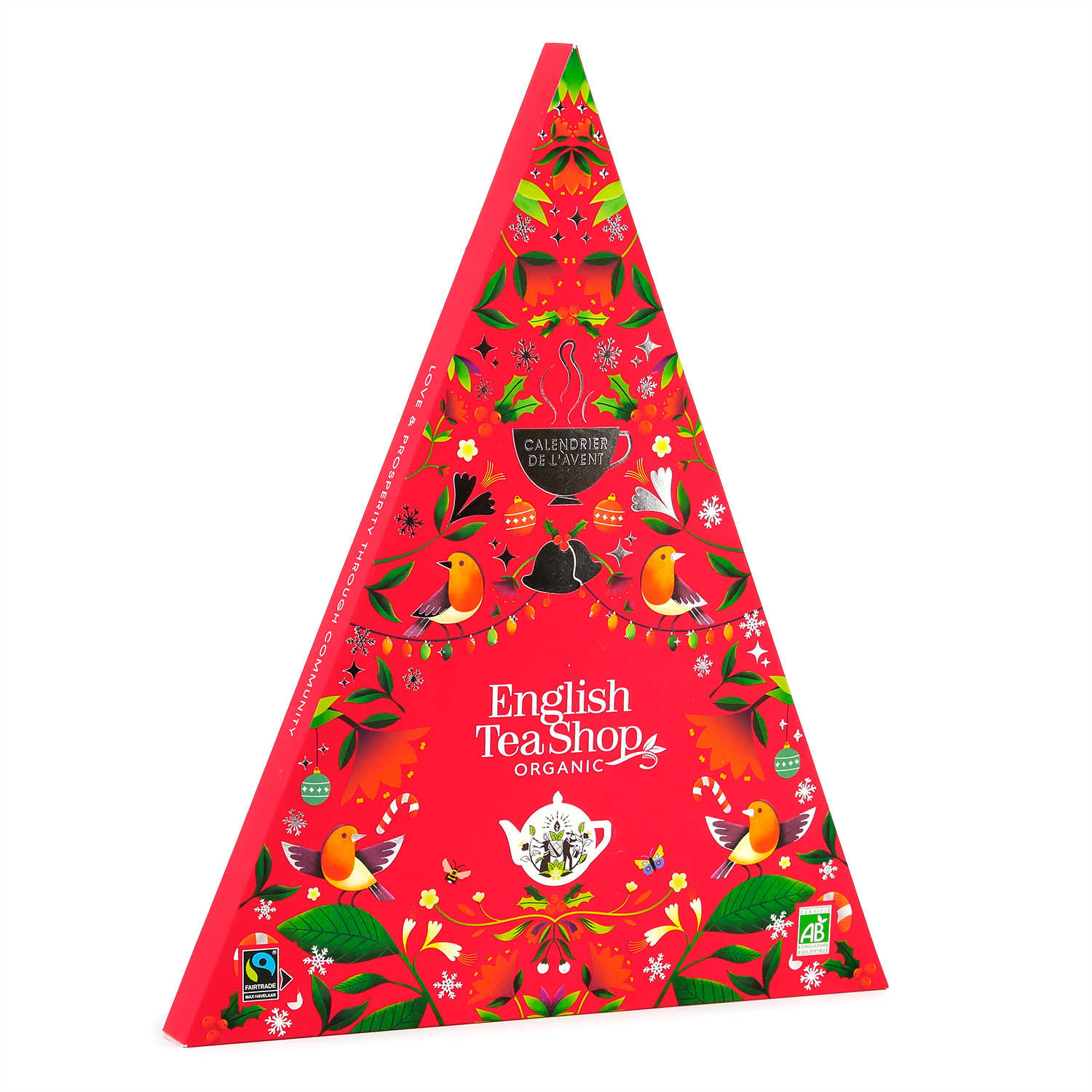 English Tea Shop Advent Calendar Red Triangle - English Tea Shop