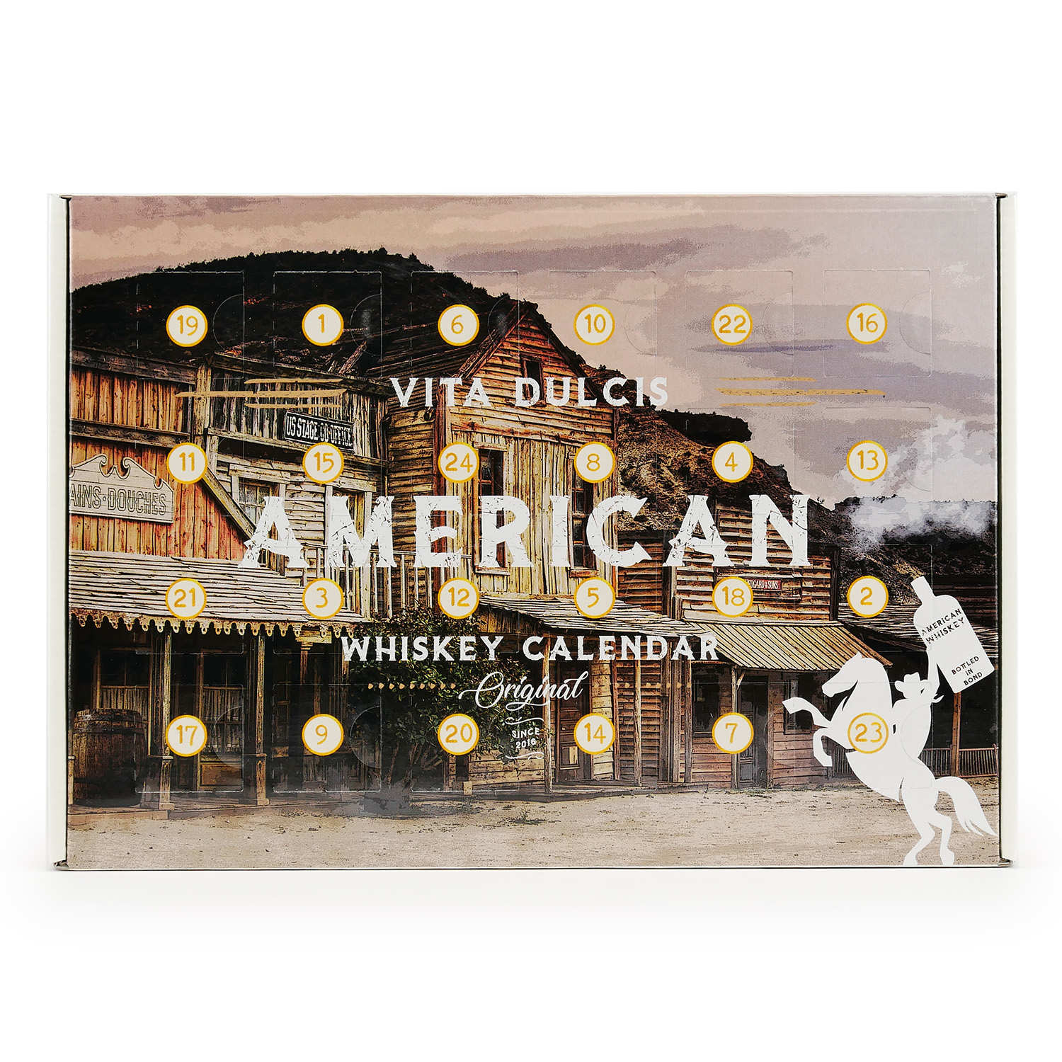 Whiskeys and Bourbons Advent Calendar from the United States (24