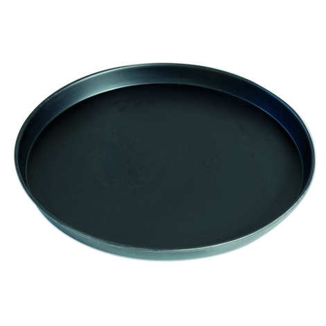 GI METAL pizza pan in blued sheet metal (Teglia Tonda for Padellino) - top  diameter 26cm - GI Metal