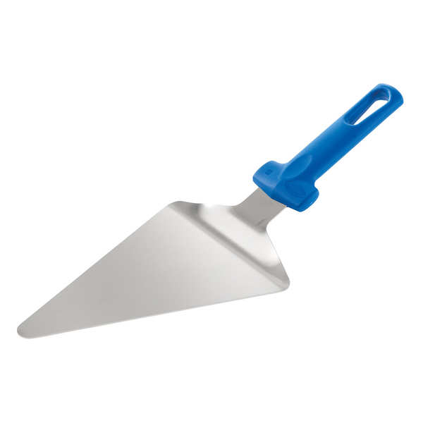 Petite pelle triangulaire en inox pour service pizza et tartes - La pelle de service