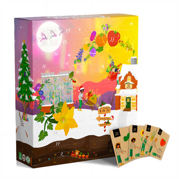 Extraordinary Vegetable Garden Advent Calendar Dr. Jonquille & Mr. Ail