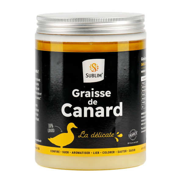 Graisse de canard Sublim' - La délicate - Pot de 850g