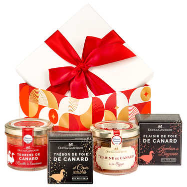 Les paniers Garnis, foies gras et terrines Ducs de Gascogne sur Place des  Gourmets livraison suisse