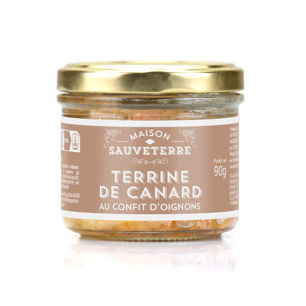 Terrine de canard au confit d’oignons Maison Sauveterre