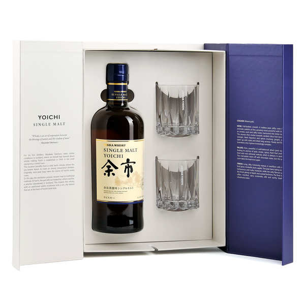 Yoichi SIngle Malt Whiskey Box 2 glasses - Distillerie Yoichi
