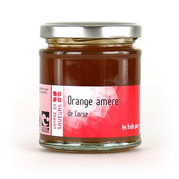 Confiture allégée en sucre orange amère de Corse BIO - Voyage en Saveurs