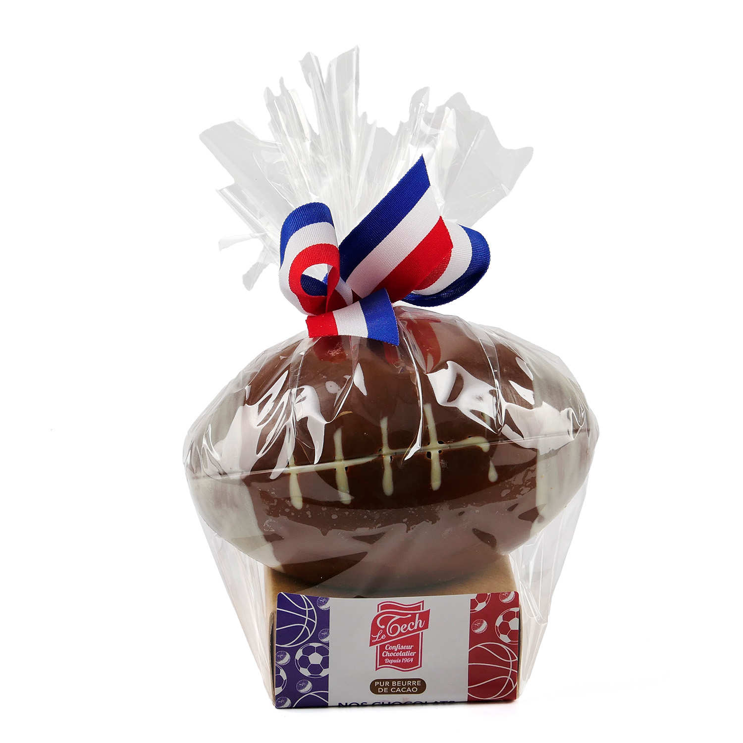 Chocolate rugby ball Confiserie du Tech