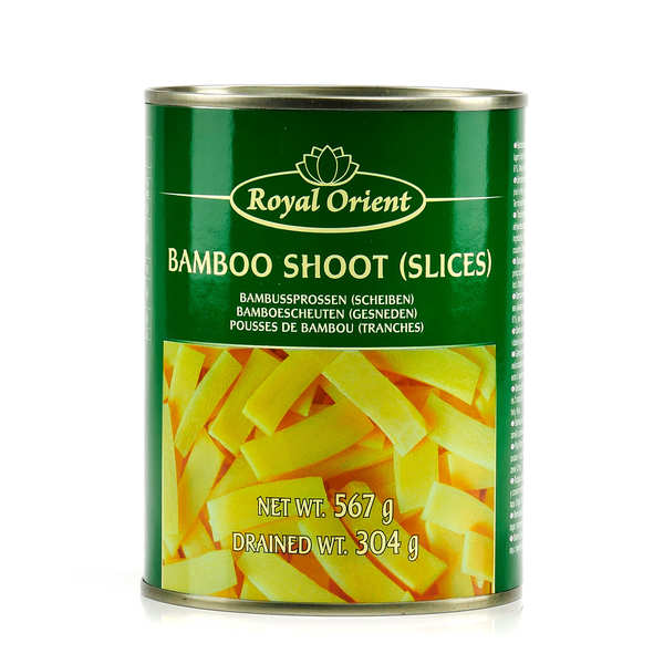 Pousses de bambou en tranches - Boîte de 567g