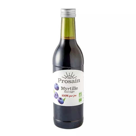 Prosain - 100% pur jus de myrtille sauvage bio Prosain