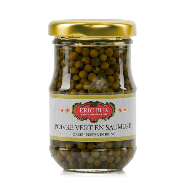 Poivre vert en saumure - Pot de 100g