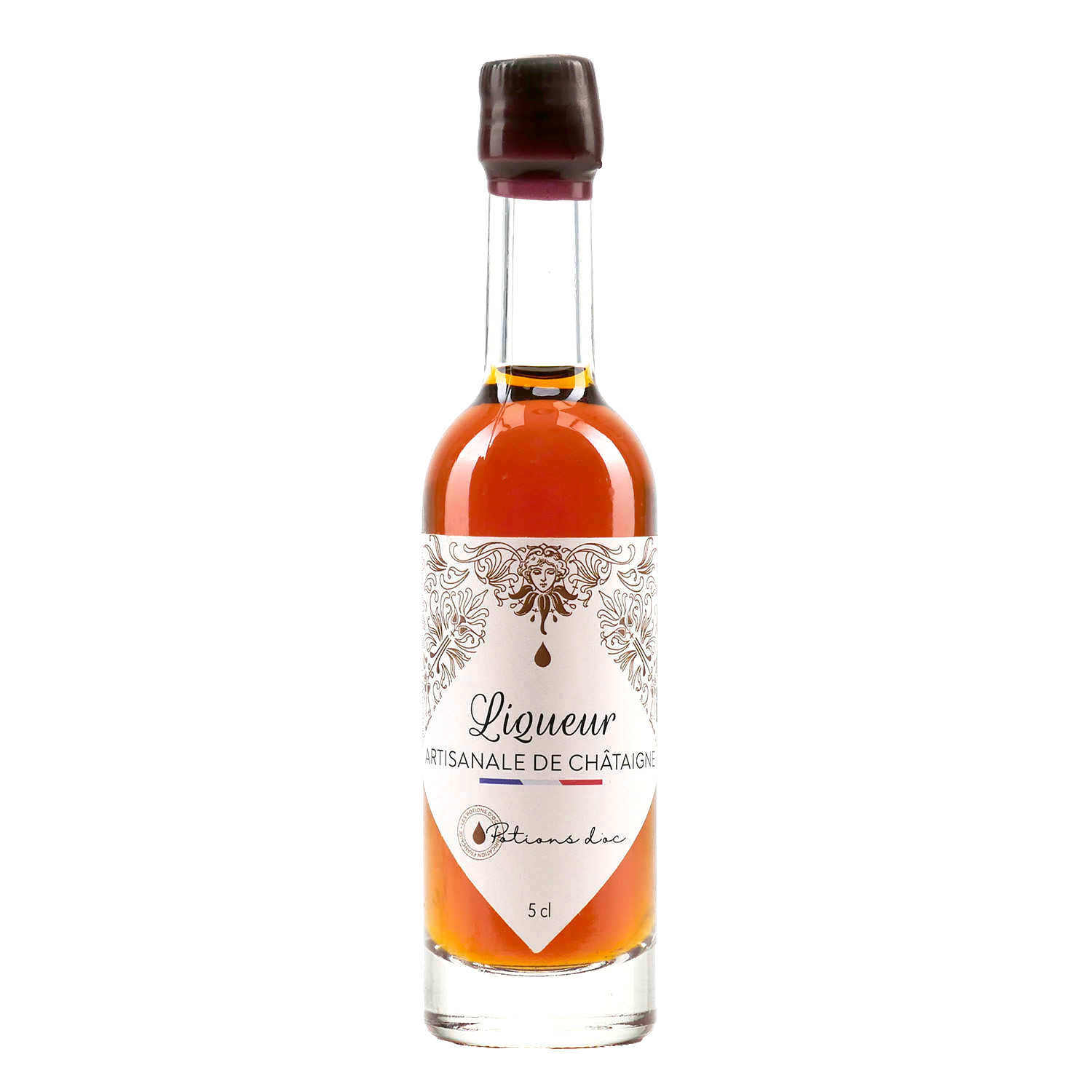 Mignonette of artisanal chestnut liqueur 25% - Les Potions d'Oc