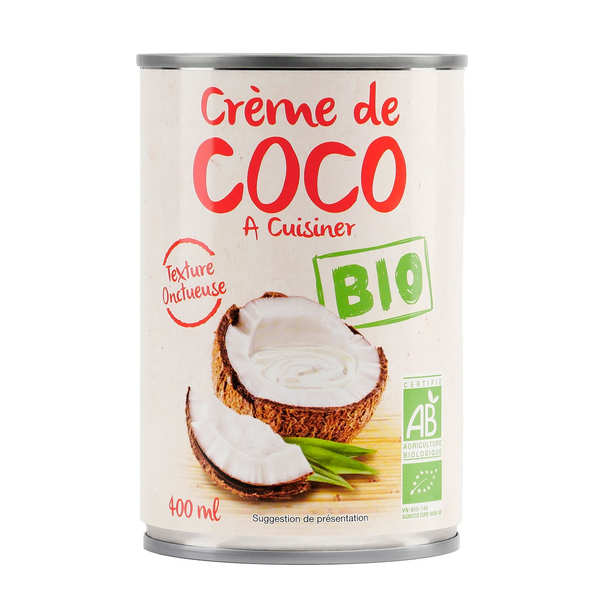 Crème de coco Bio - Boîte de 400ml
