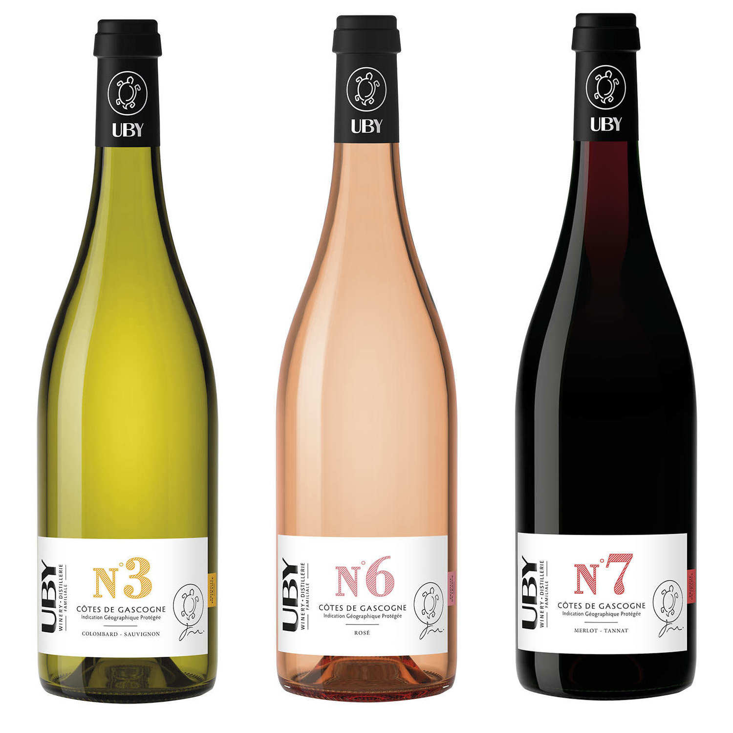 Assortment of 3 wines from Domaine UBY - Domaine UBY