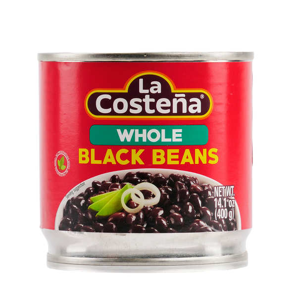 La Costena Whole Black Beans - La Costena