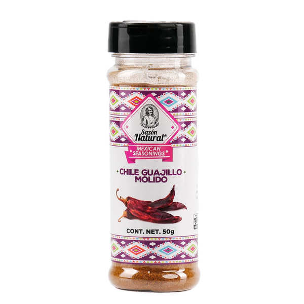 Natural Guajillo Chili Powder - Mexican Seasoning - Sazon