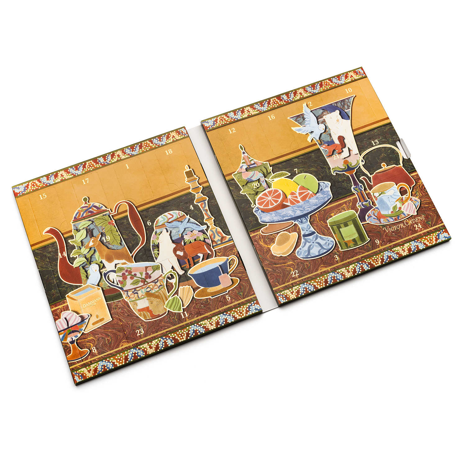 Dammann Teas x Victor Cadene Advent Calendar Dammann frères